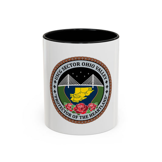 USCG SECTOR OHIO VALLEY (U.S. Coast Guard) Accent Coffee Mug