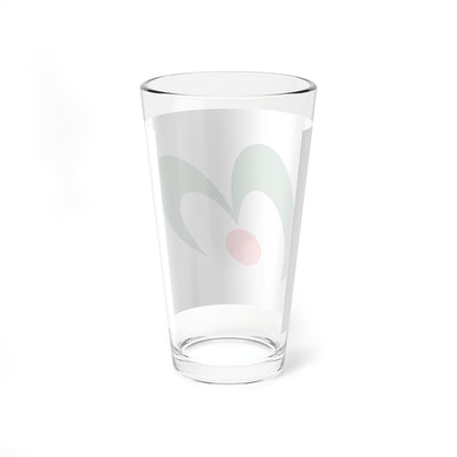Flag of Misaki Okayama (Japan) Pint Glass 16oz