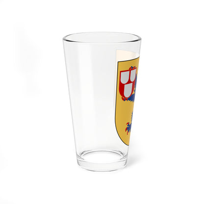 Heraldiska samfundet vapen (Sweden) (Coat of Arms) Pint Glass 16oz