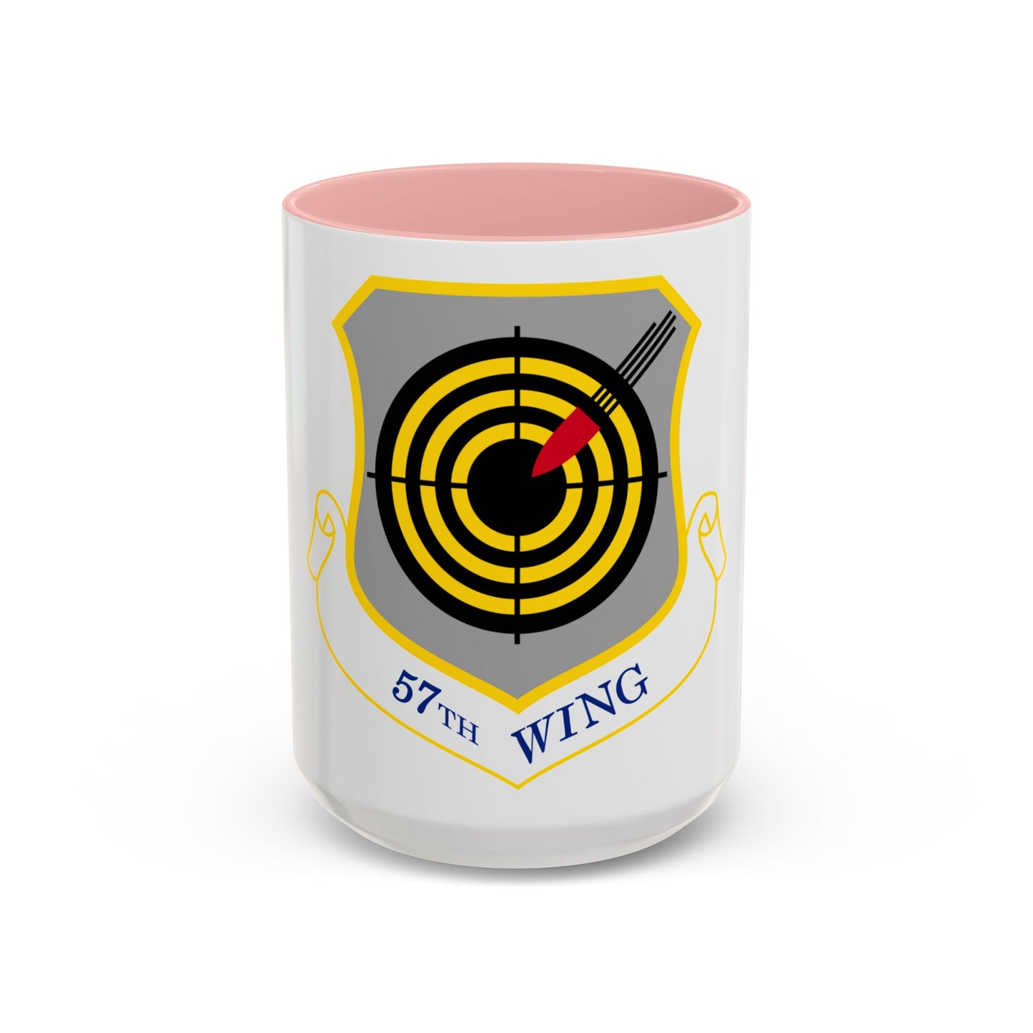 1058px USAF 57th Wing shield (U.S. Air Force) Accent Coffee Mug