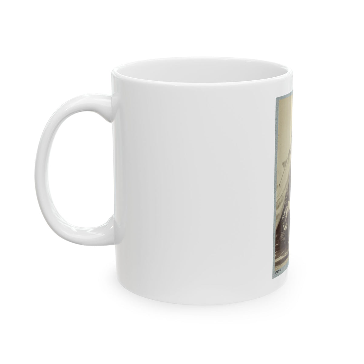 7th N.Y. State Militia, Camp Cameron, D.C., 1861 002 (U.S. Civil War) White Coffee Mug