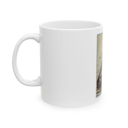 7th N.Y. State Militia, Camp Cameron, D.C., 1861 002 (U.S. Civil War) White Coffee Mug