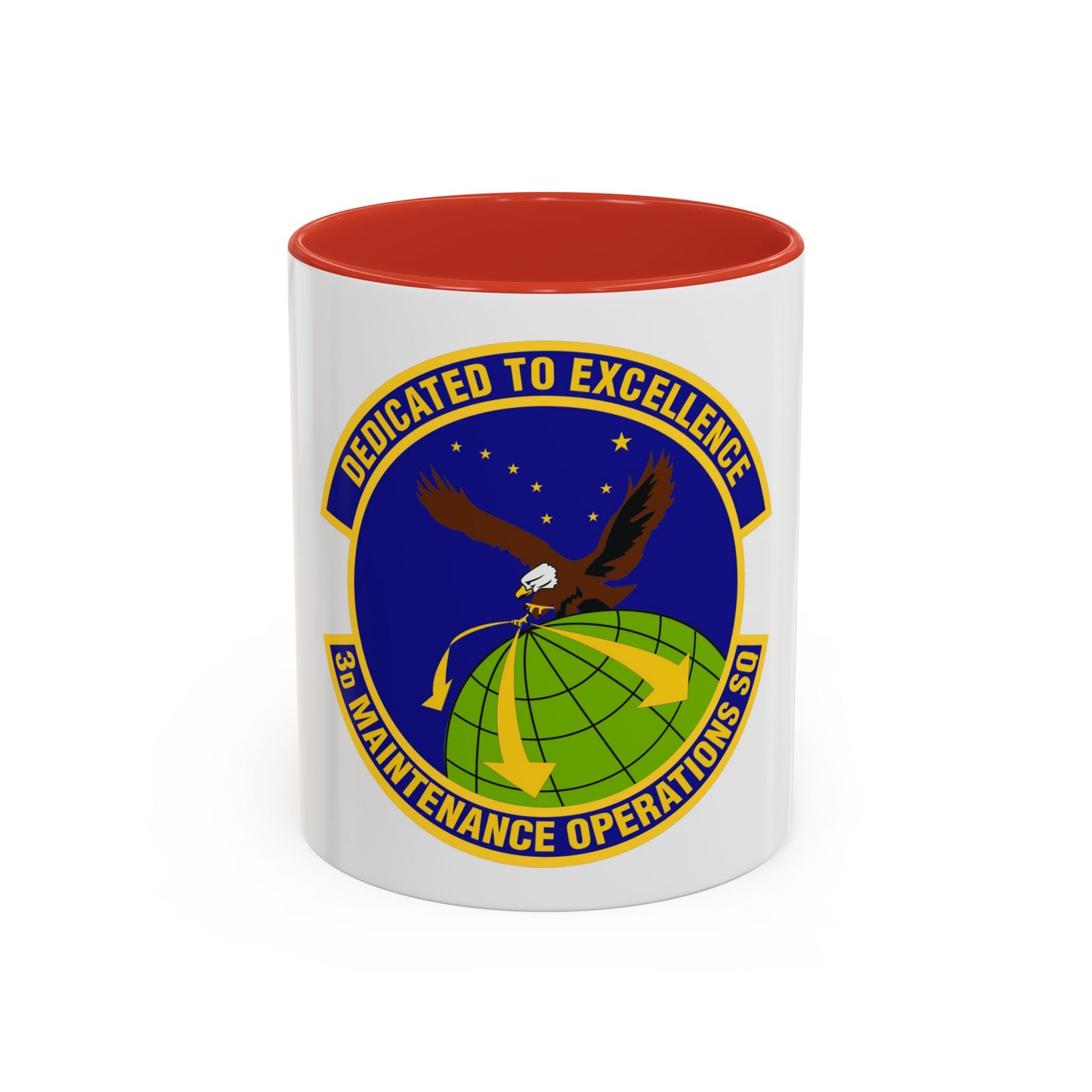 3d Maintenance Operations Squadron (U.S. Air Force) Accent Coffee Mug