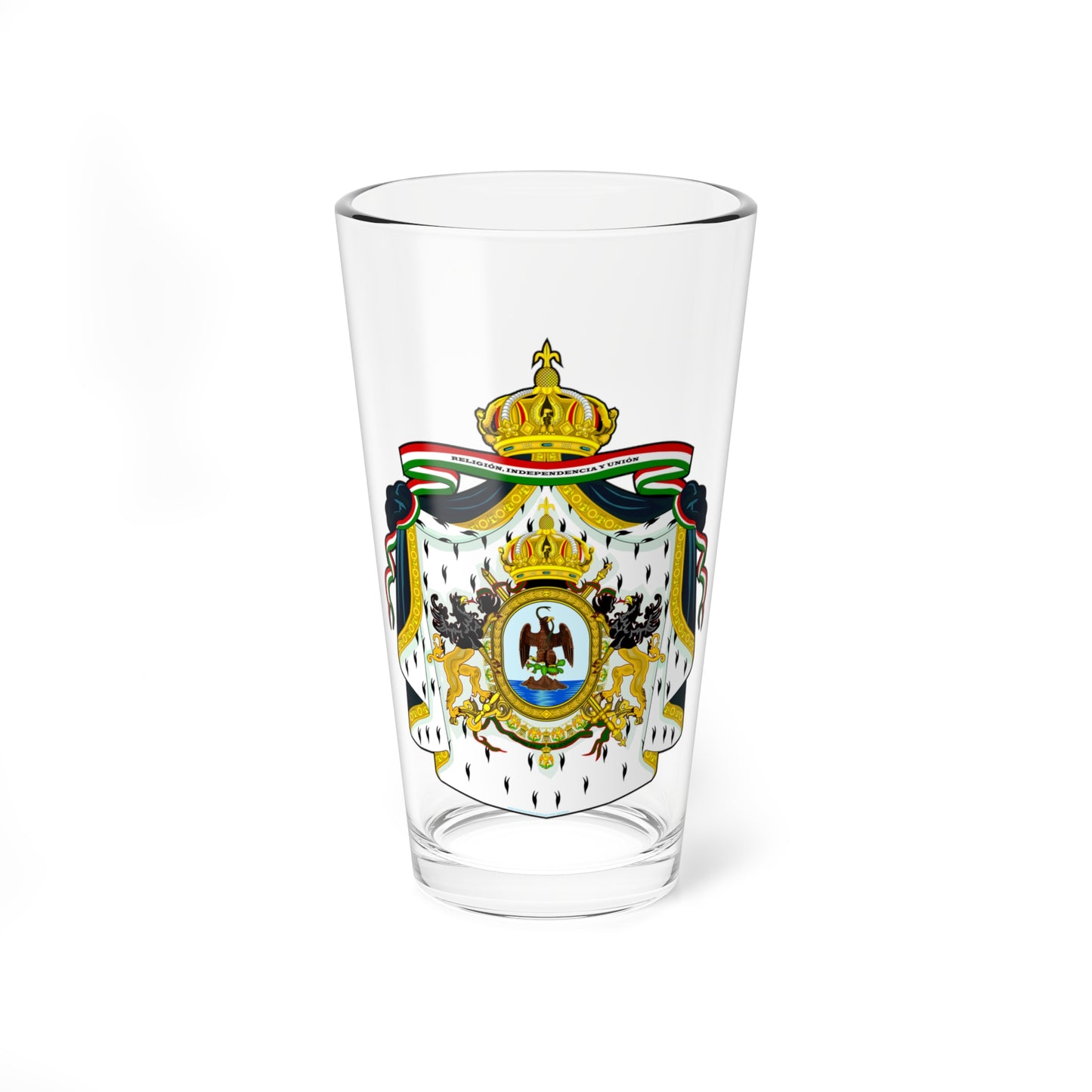 Esc de la casa imperial MMI (Mexico) (Coat of Arms) Pint Glass 16oz