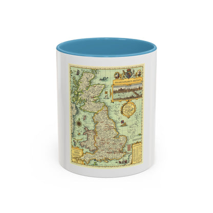 Great Britain - Shakespeare's (1964) (Map) Accent Coffee Mug