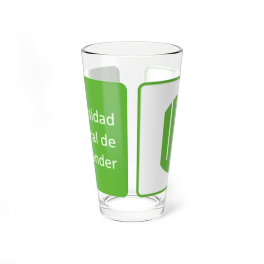 Universidad Industrial de Santander logo (Colombia) (Coat of Arms) Pint Glass 16oz