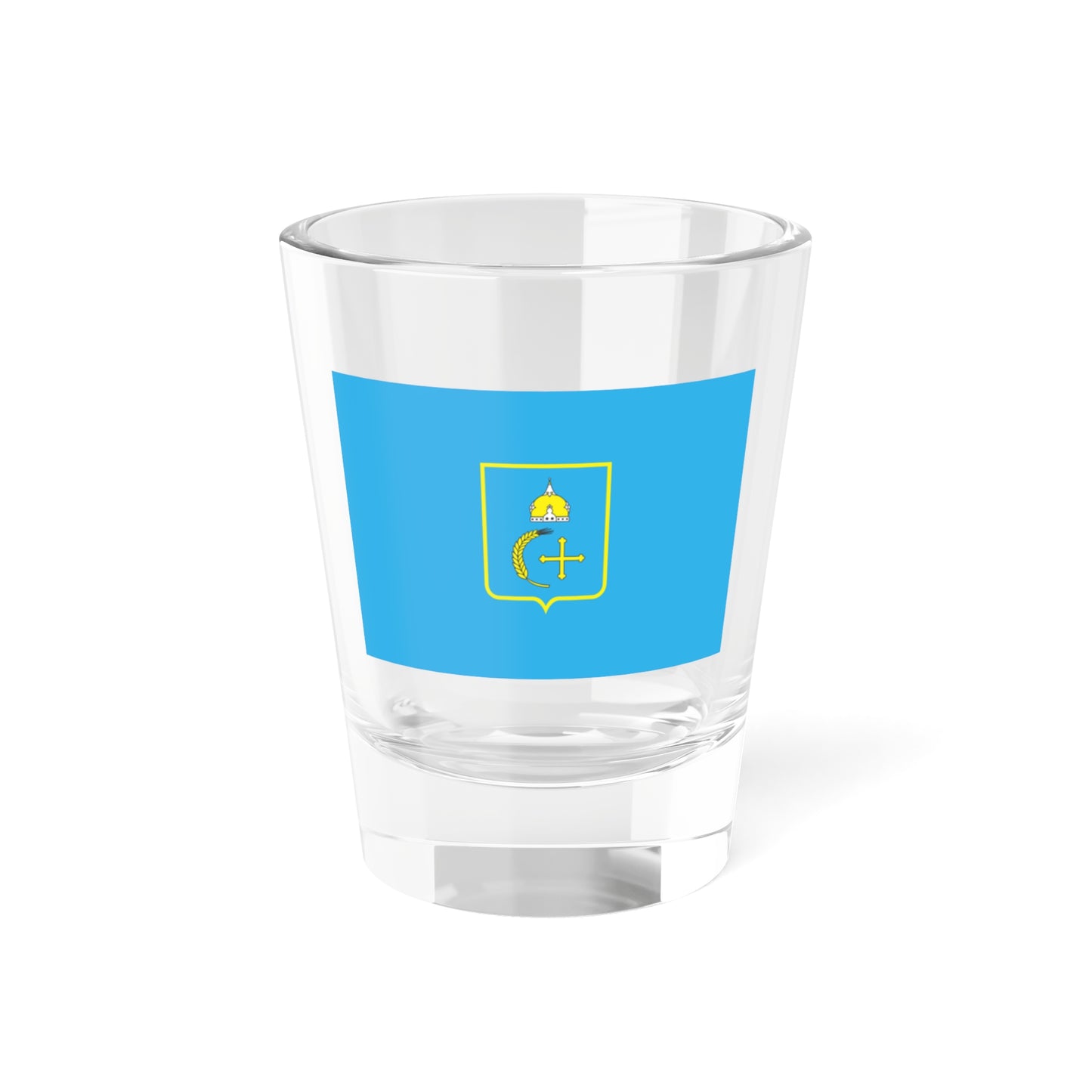 Flag of Sumy Oblast Ukraine - Shot Glass 1.5oz