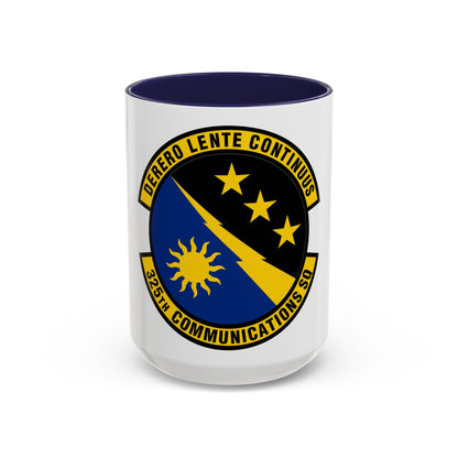 325 Communications Squadron ACC (U.S. Air Force) Accent Coffee Mug
