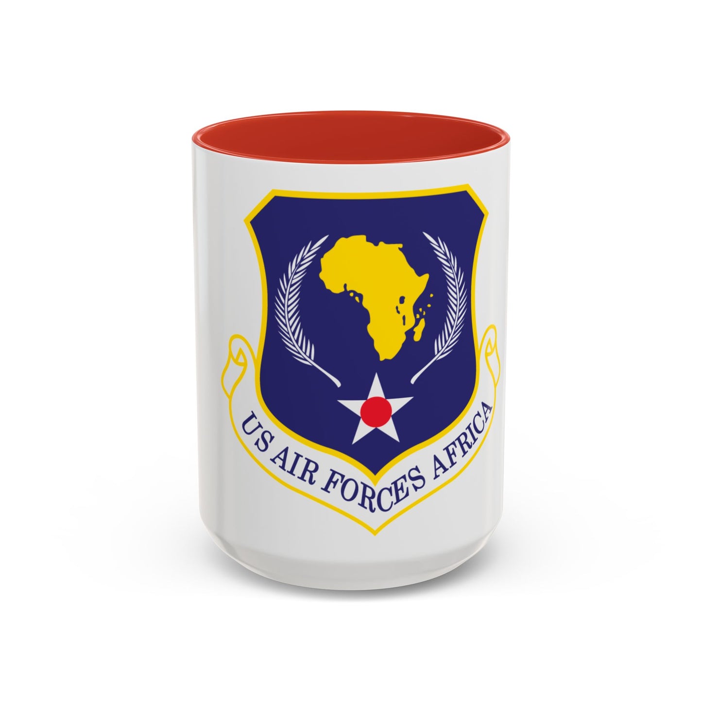 USAF Africa (U.S. Air Force) Accent Coffee Mug