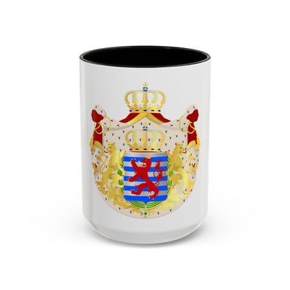 Greater coat of arms of the grand-duchy of Luxembourg - Accent Coffee Mug
