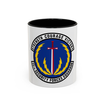 35 Security Forces Squadron PACAF (U.S. Air Force) Accent Coffee Mug