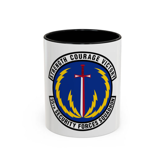 35 Security Forces Squadron PACAF (U.S. Air Force) Accent Coffee Mug
