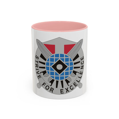 527 Military Intelligence Battalion (U.S. Army) Accent Coffee Mug