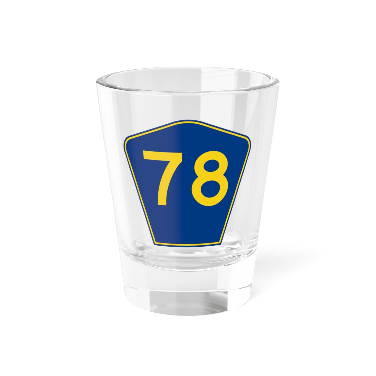 PR secondary 78 (Puerto Rico) (Road Sign) Shot Glass 1.5oz