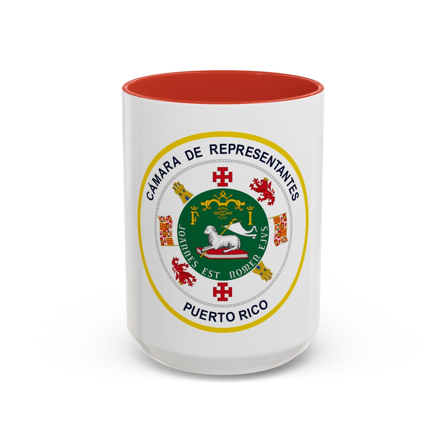 Seal of Puerto Rico House of Representatives - Accent Coffee Mug