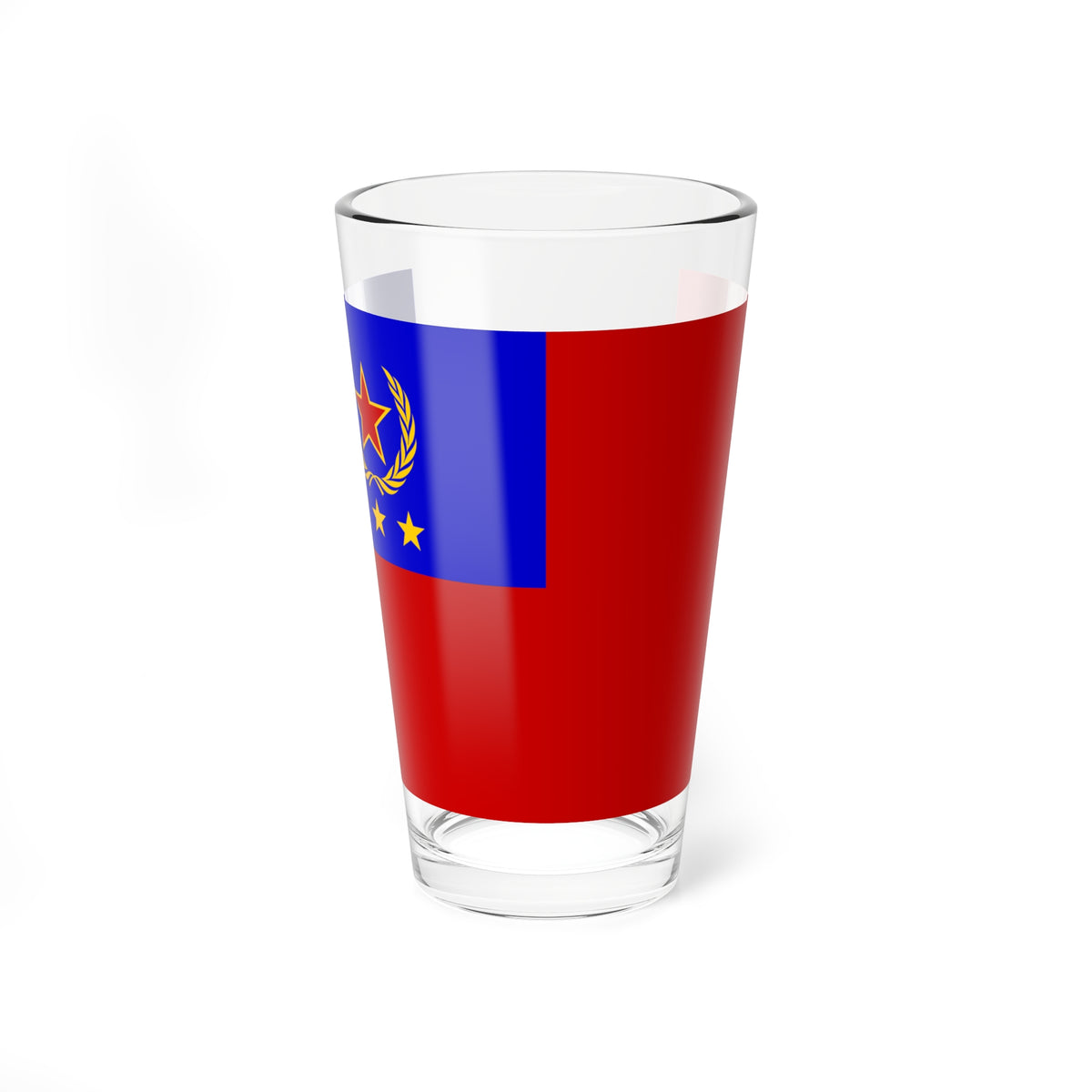 Proposed PRC national flags 012 (China) Pint Glass 16oz