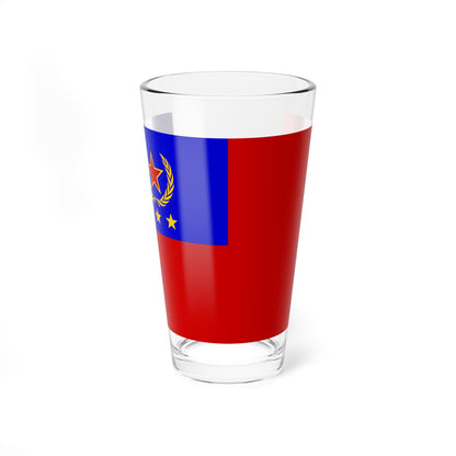 Proposed PRC national flags 012 (China) Pint Glass 16oz