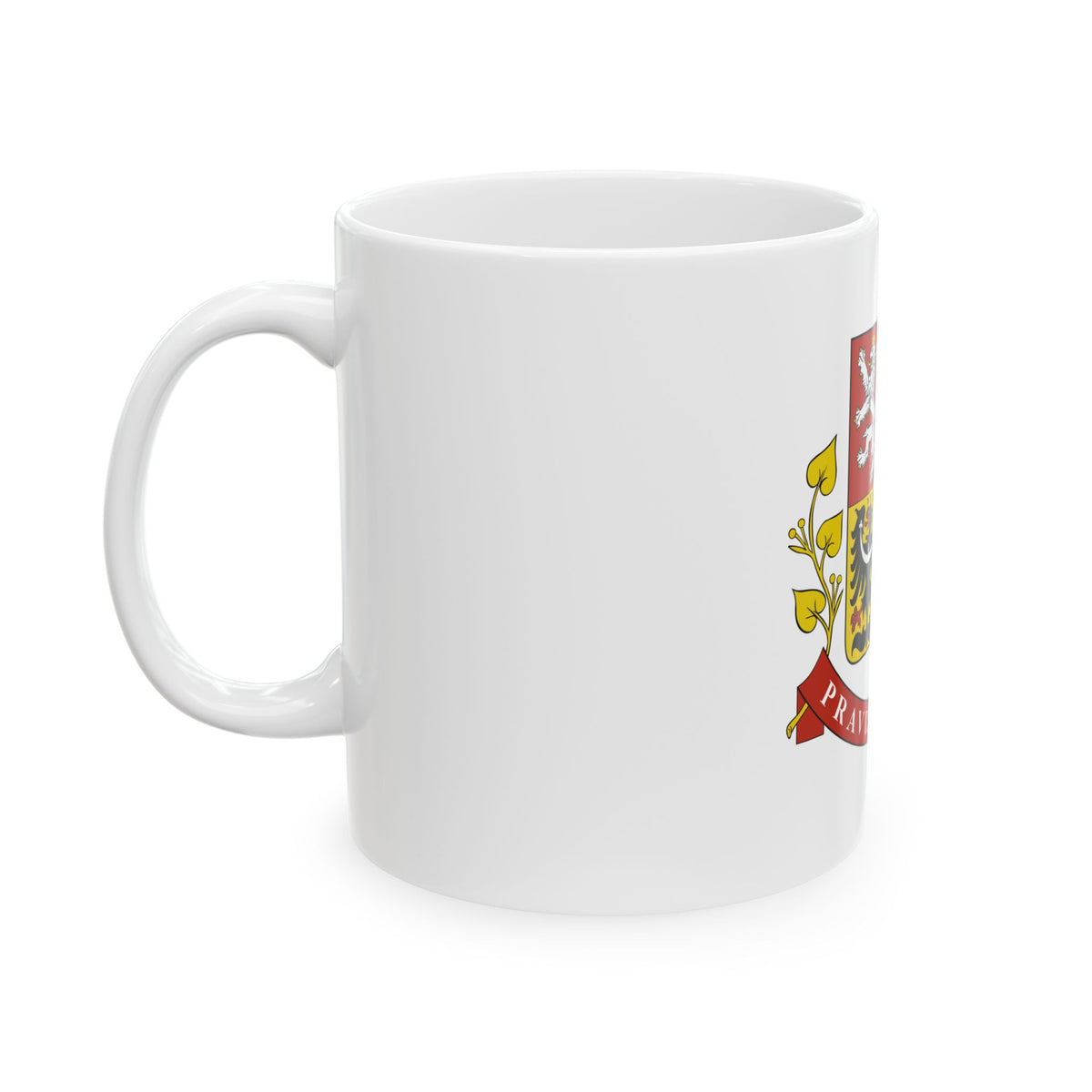 Greater coat of arms of the Czech Republic (Presidential version) - White Coffee Mug