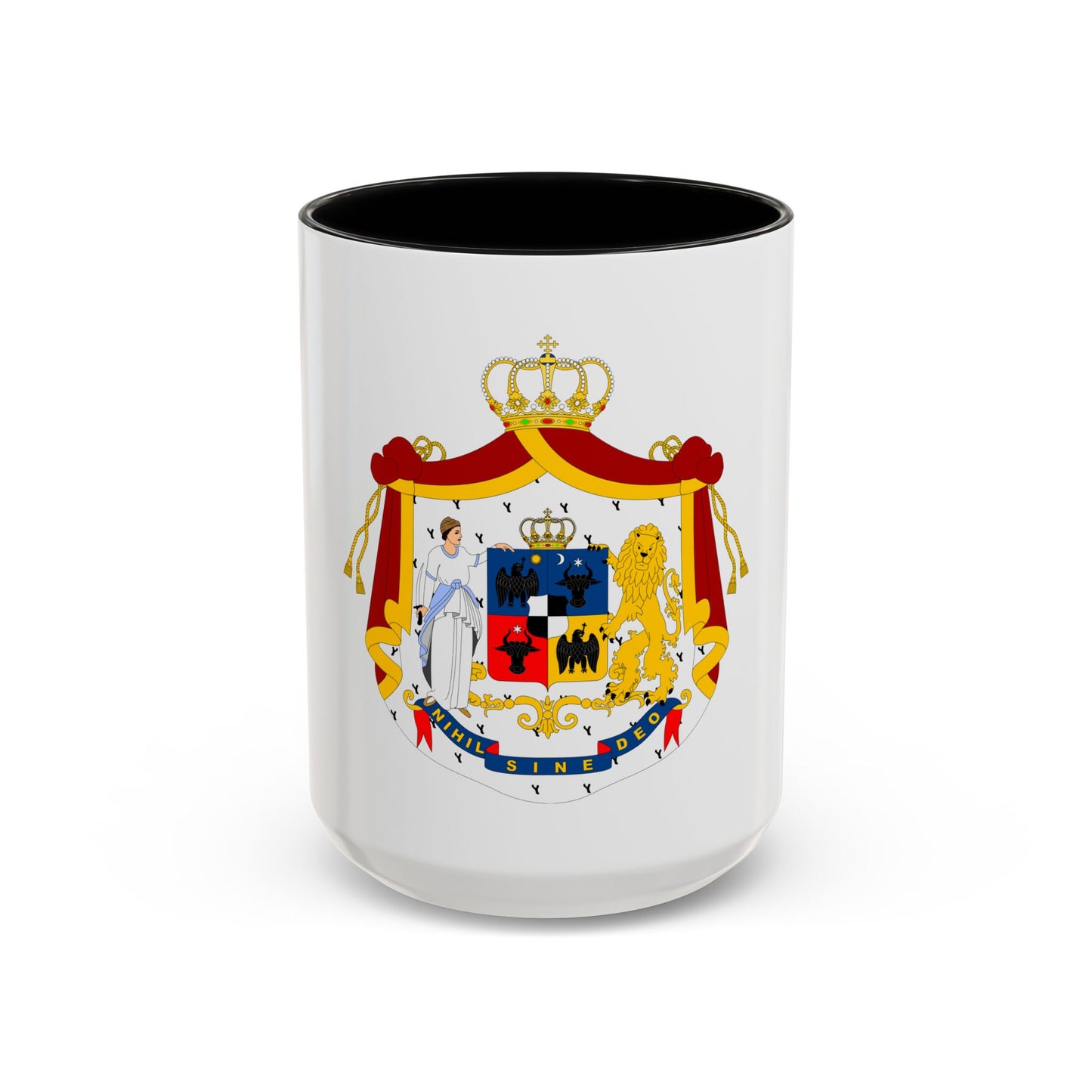 Coat of arms of Principality of Romania (1867-1872) - Accent Coffee Mug