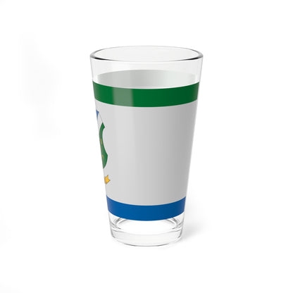 Flag of Facankert (Hungary) Pint Glass 16oz