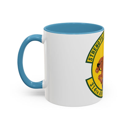 314th Air Refueling Squadron (U.S. Air Force) Accent Coffee Mug