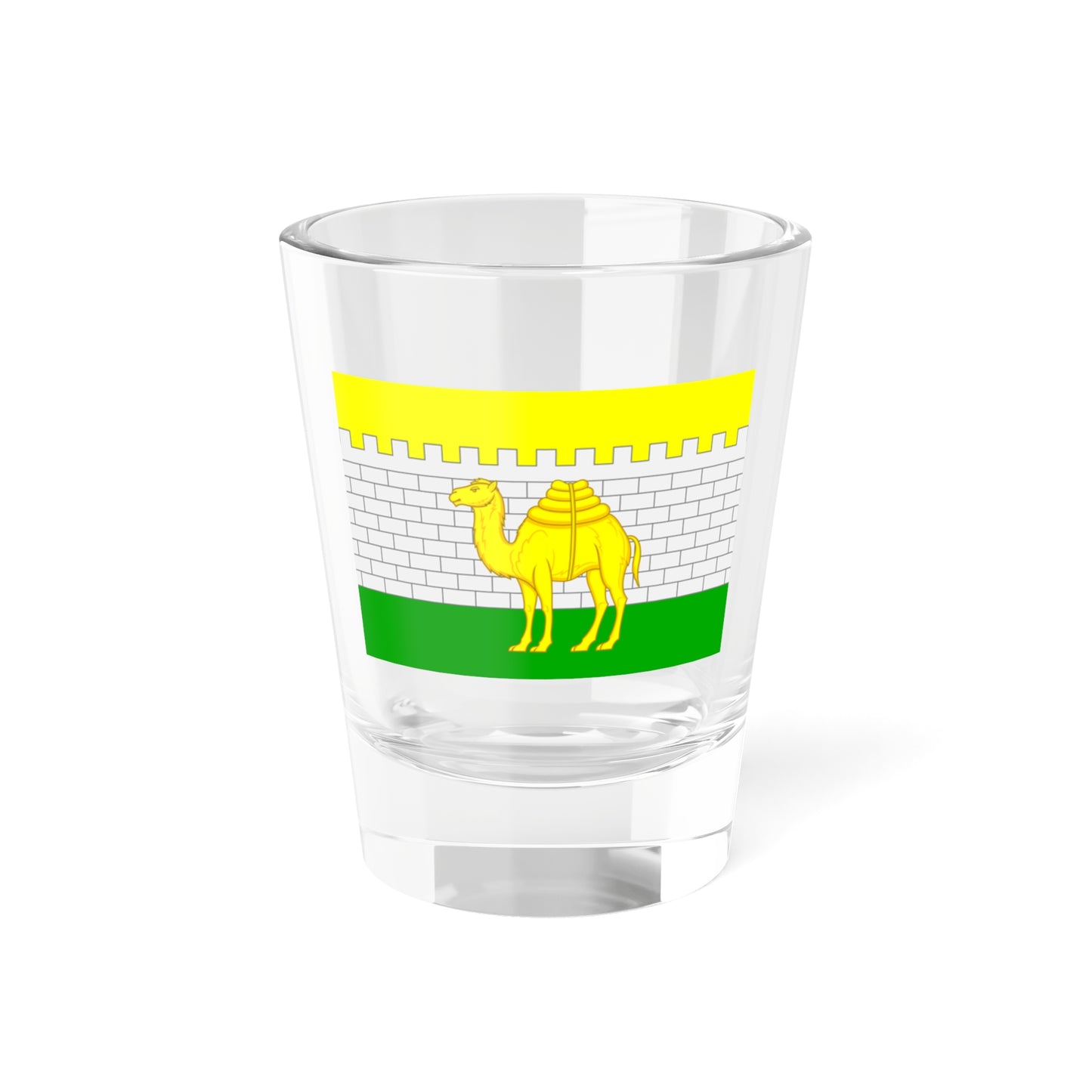 Flag of Chelyabinsk Russia - Shot Glass 1.5oz