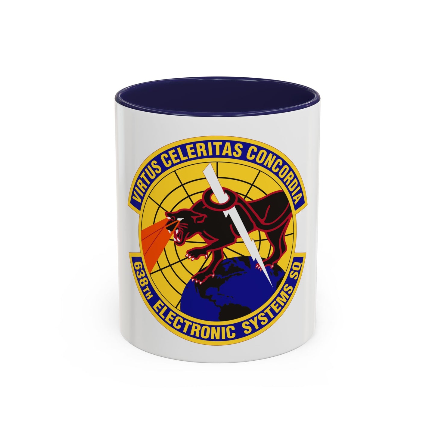 638th Electronic Systems Squadron (U.S. Air Force) Accent Coffee Mug