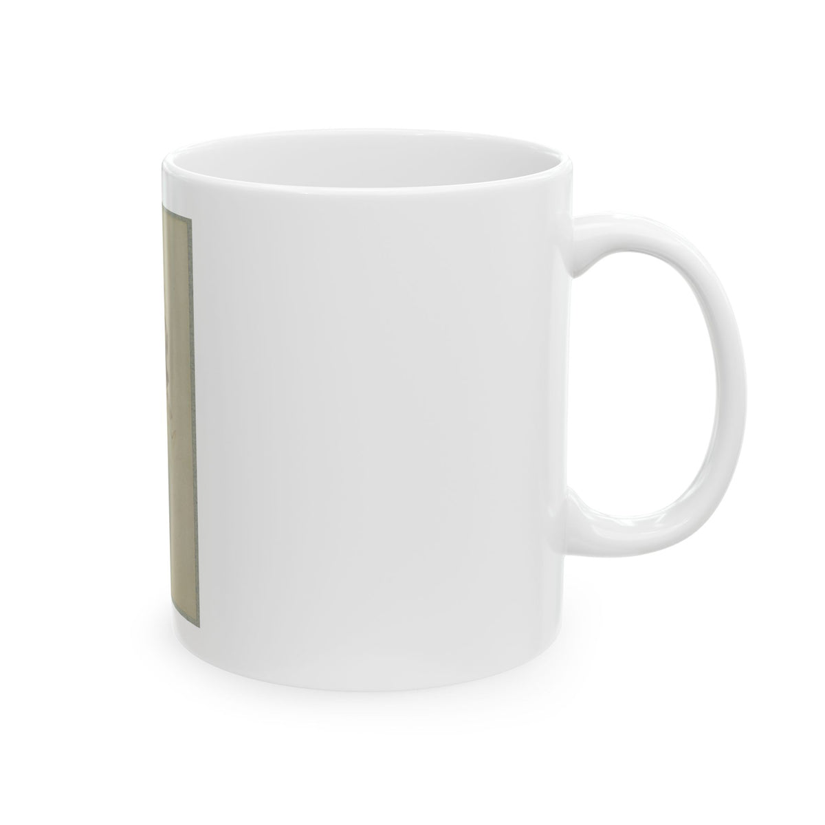Unidentified General, Bust Portrait, Facing Left (U.S. Civil War) White Coffee Mug