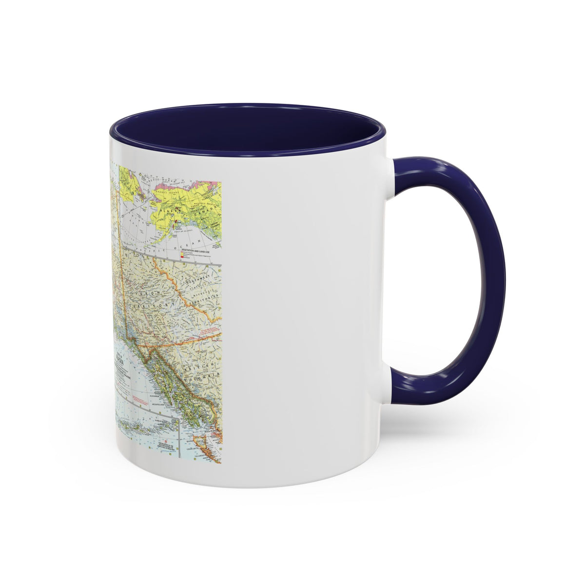 USA - Alaska (1959) (Map) Accent Coffee Mug