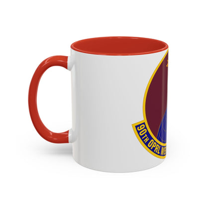 90 Operational Medical Readiness Squadron AFGSC (U.S. Air Force) Accent Coffee Mug