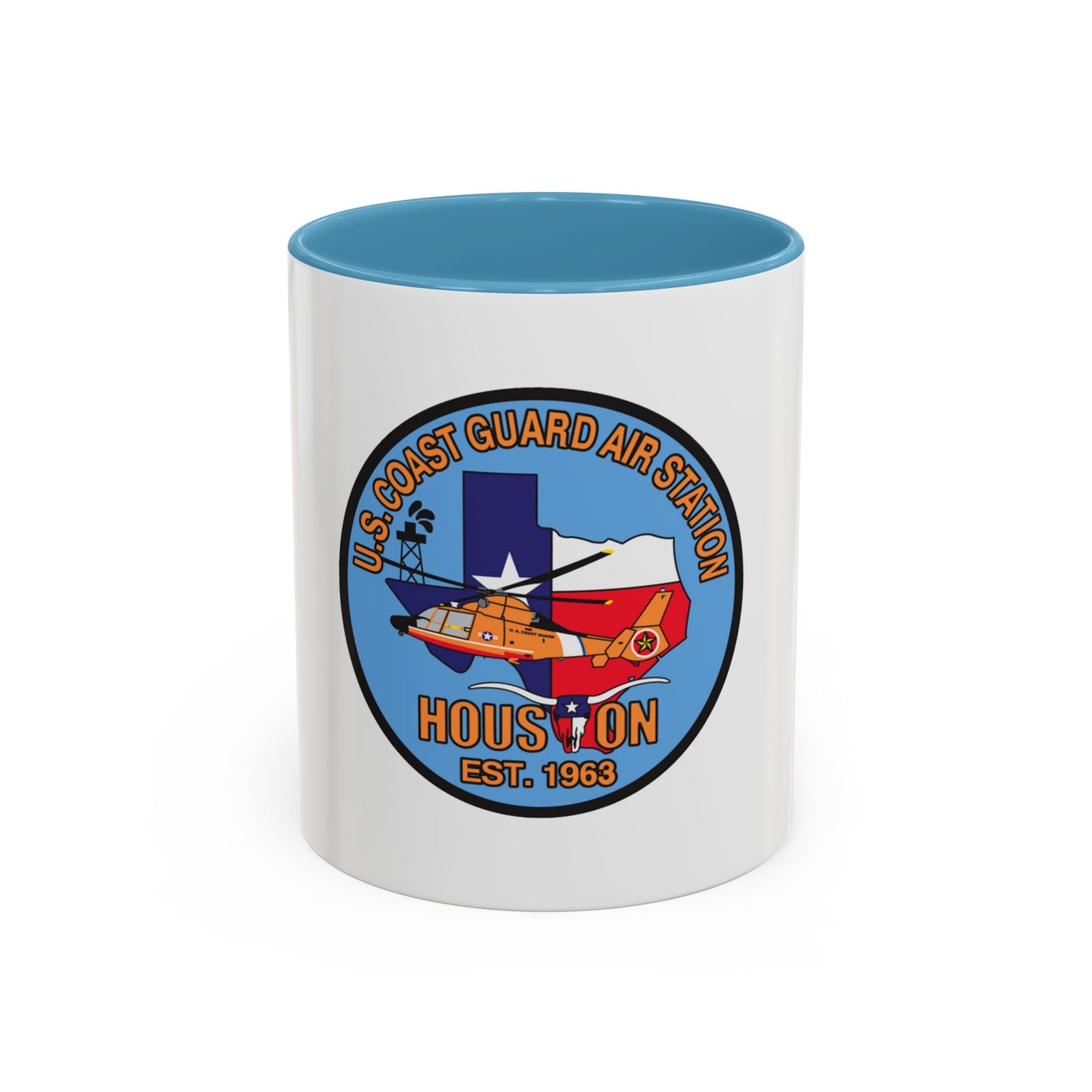 USCG Air Station Houston 2 (U.S. Coast Guard) Accent Coffee Mug