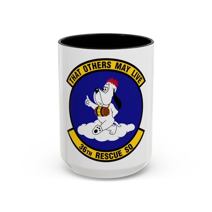 36 Rescue Sq AETC (U.S. Air Force) Accent Coffee Mug
