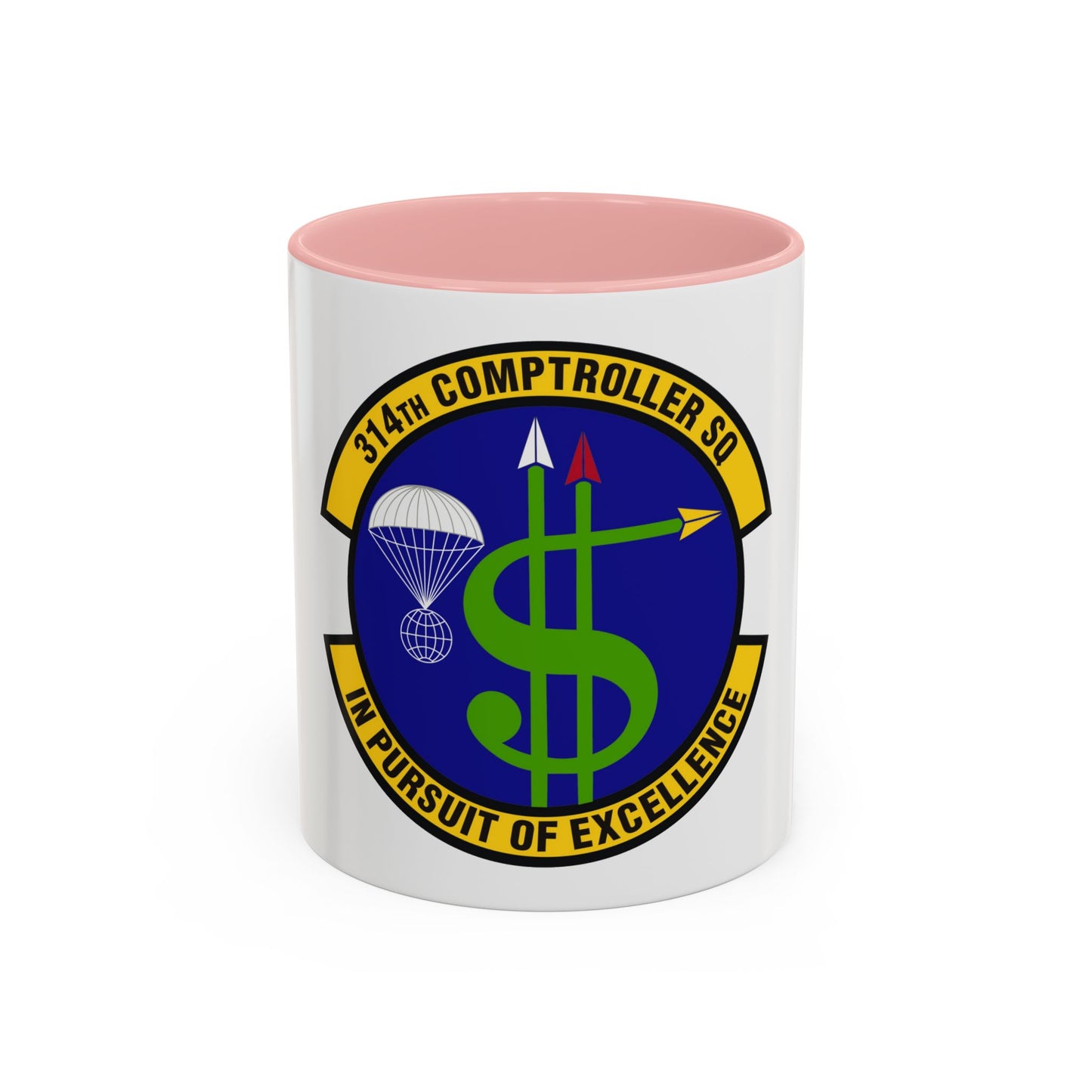314th Comptroller Squadron (U.S. Air Force) Accent Coffee Mug