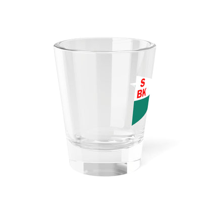 Burgee of Saro Batklubb (Sweden) Shot Glass 1.5oz
