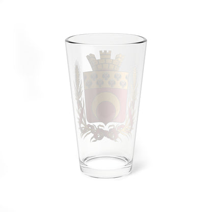Coat of arms of Verniy 1908 (Russia) (Coat of Arms) Pint Glass 16oz