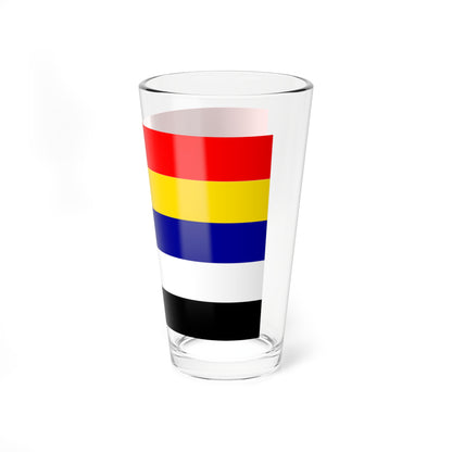 Primera bandera de la República de China (China) Pint Glass 16oz