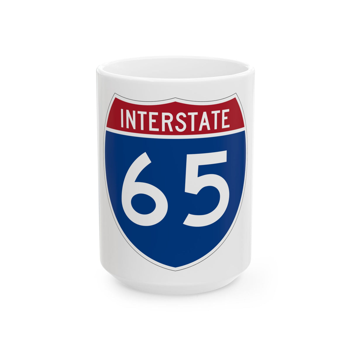 Interstate 65 (U.S. Highways) White Coffee Mug