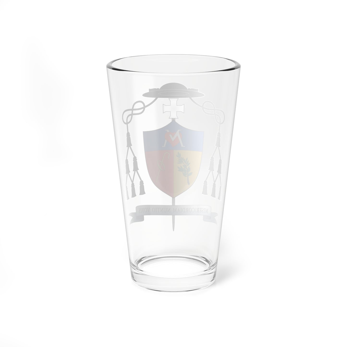 Escudo de Jacinto Inácio Flach (Spain) (Coat of Arms) Pint Glass 16oz