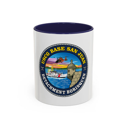 USCG Base San Juan (U.S. Coast Guard) Accent Coffee Mug