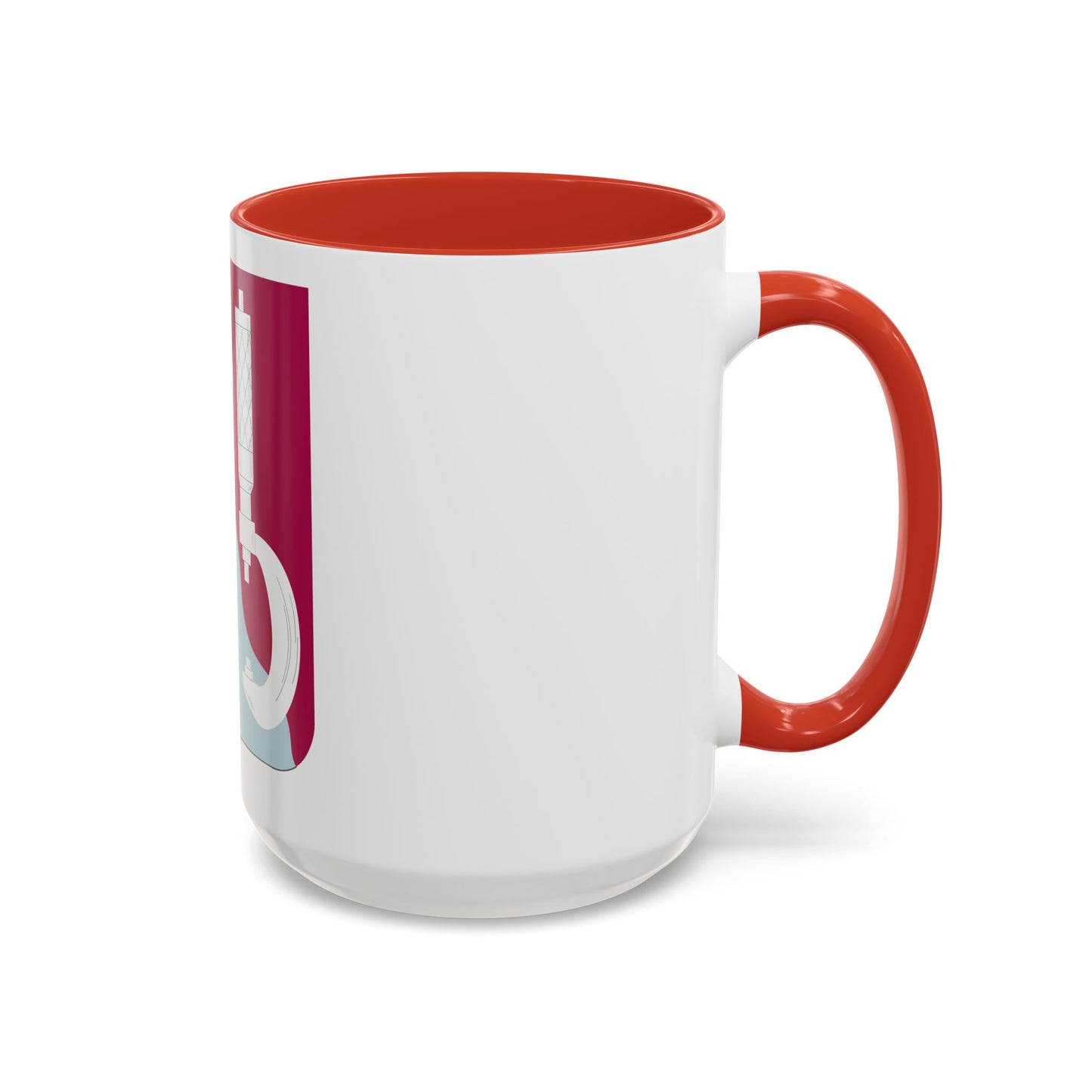 55 Maintenance Battalion (U.S. Army) Accent Coffee Mug