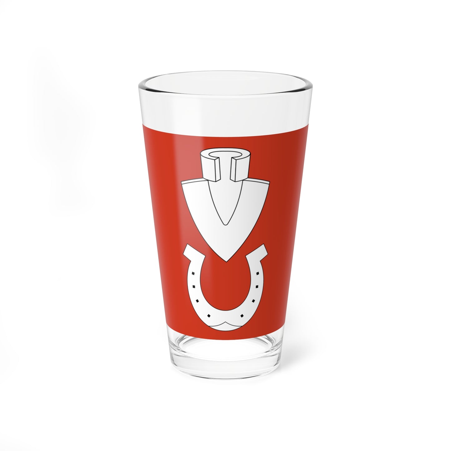 CHE Oerlikon ZH Flag (Switzerland) Pint Glass 16oz