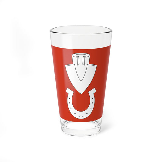 CHE Oerlikon ZH Flag (Switzerland) Pint Glass 16oz