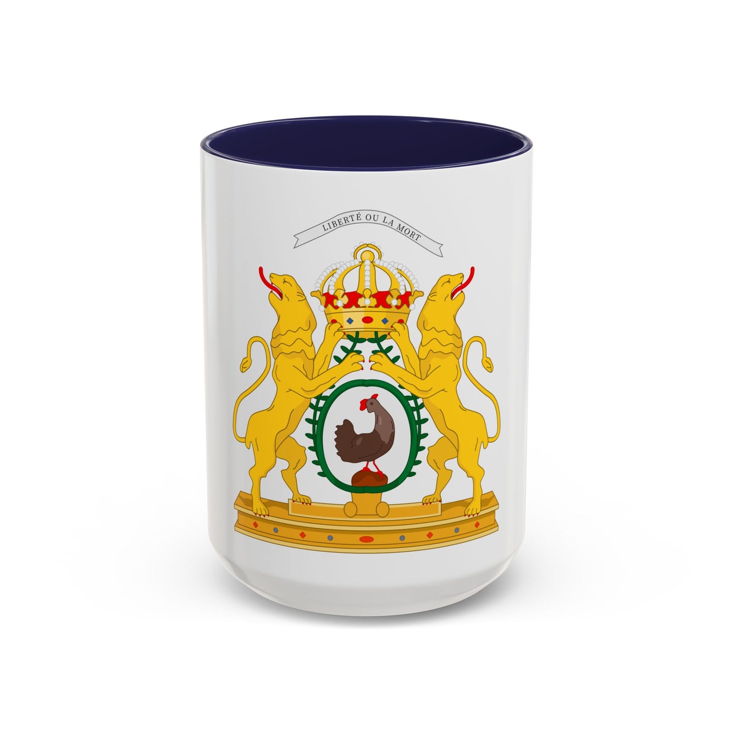 Coat of arms of the First Empire of Haiti - Accent Coffee Mug
