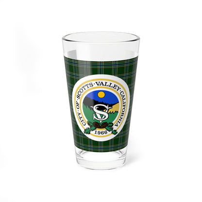 Flag of Scotts Valley California (United States) Pint Glass 16oz