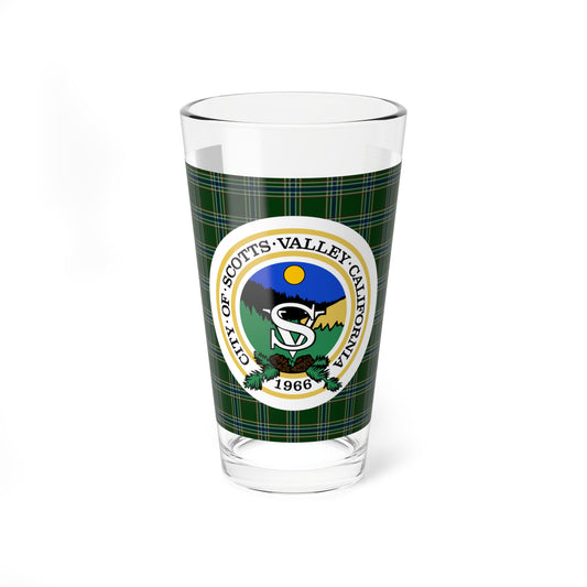 Flag of Scotts Valley California (United States) Pint Glass 16oz