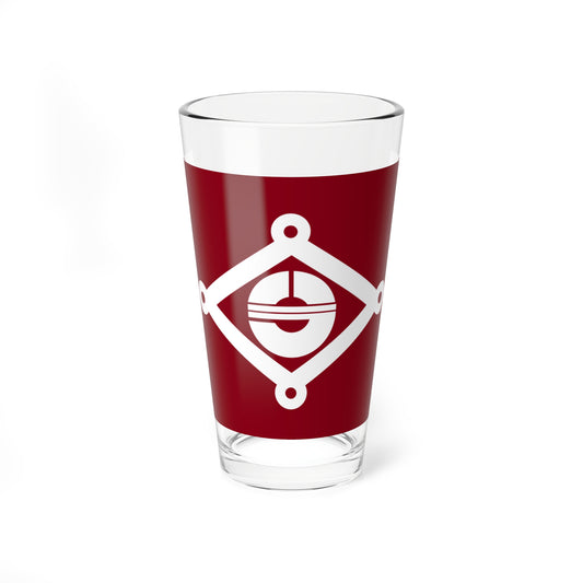 Flag of Ibara Okayama (Japan) Pint Glass 16oz