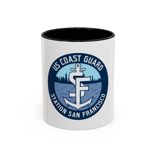 USCG Station San Francisco (U.S. Coast Guard) Accent Coffee Mug