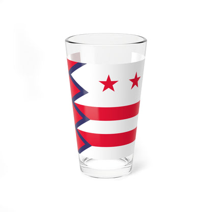 Flag of Washington, Maine - Pint Glass 16oz