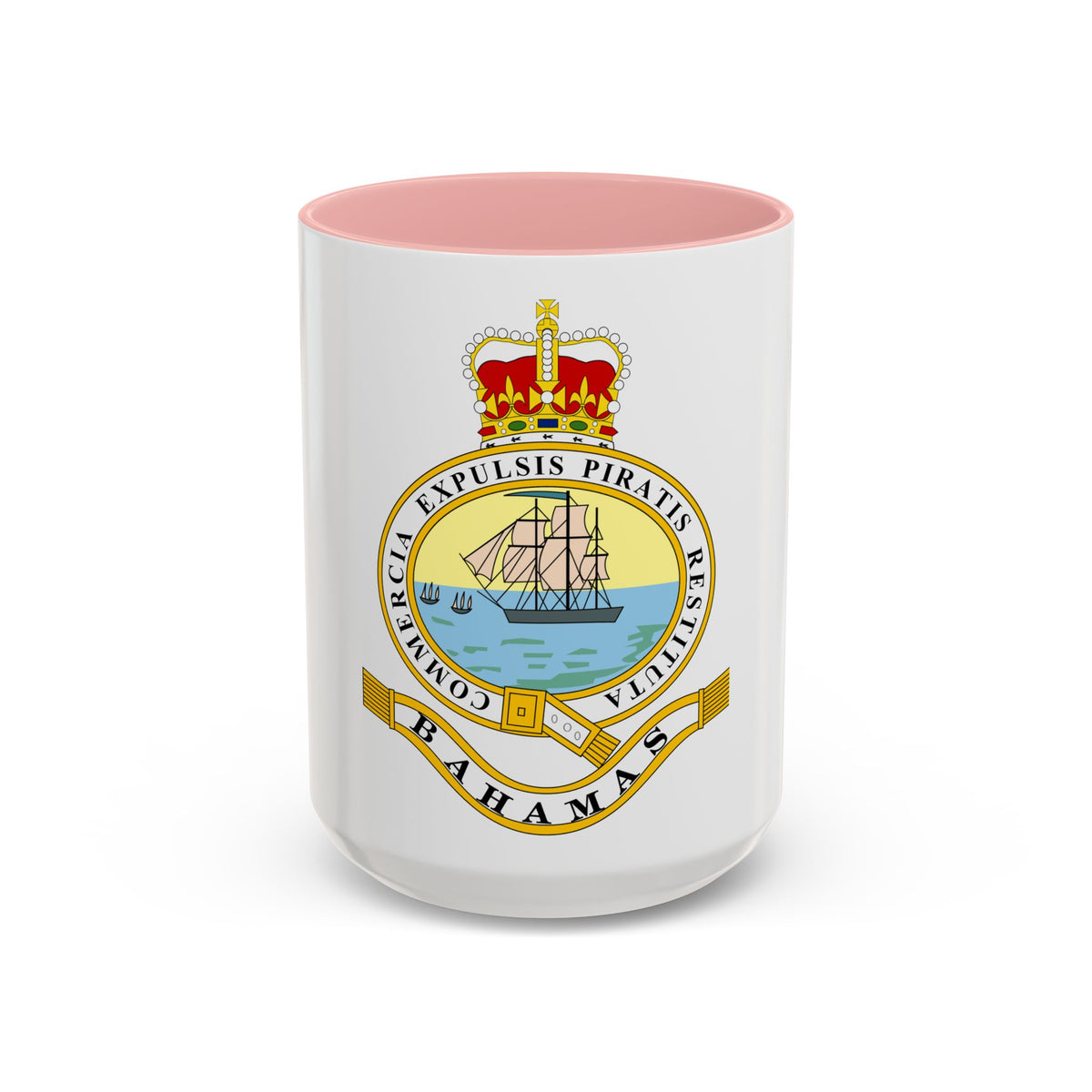 Emblem of the Bahamas (1869-1904; 1953-1964) - Accent Coffee Mug