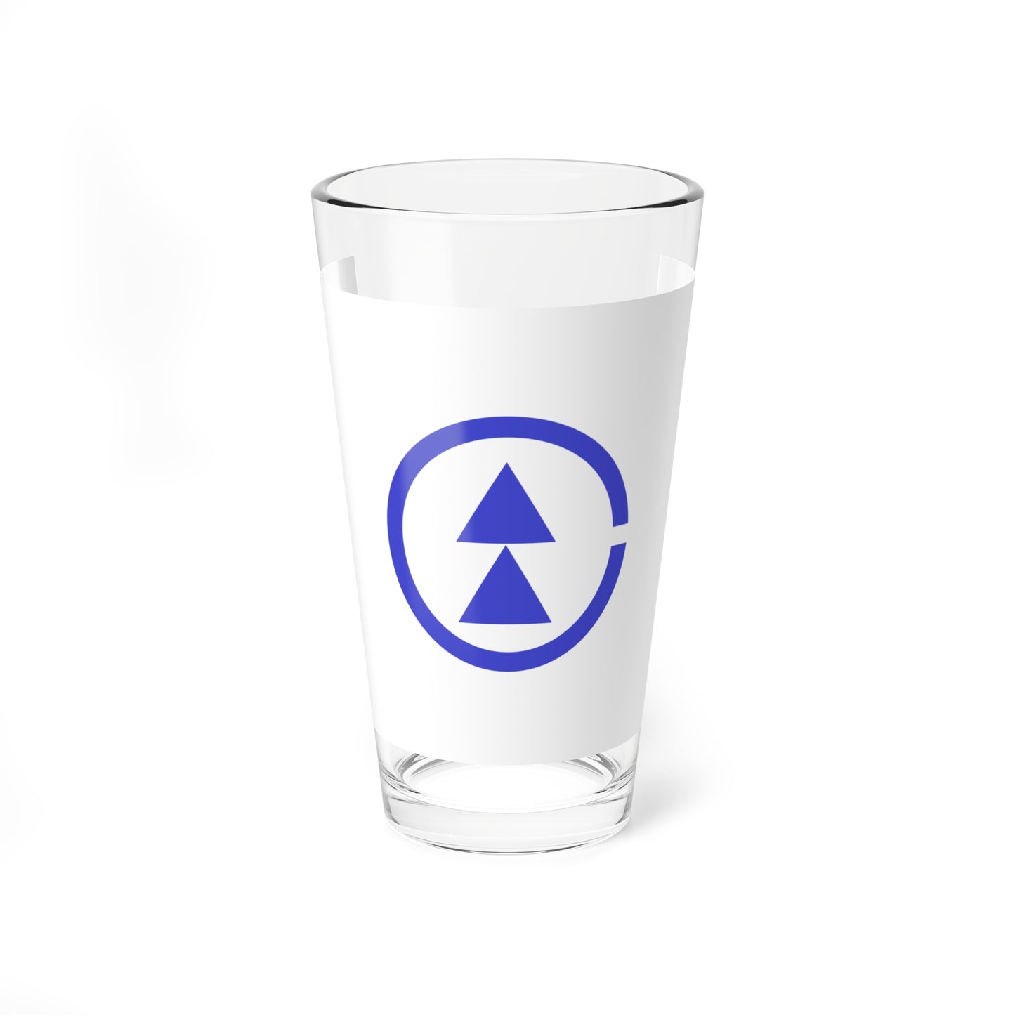 Flag of Nita Shimane 1955-2005 blue version (Japan) Pint Glass 16oz